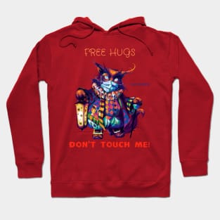 Free Owl Hugs - Just Kidding - Don't Touch Me! Hoodie